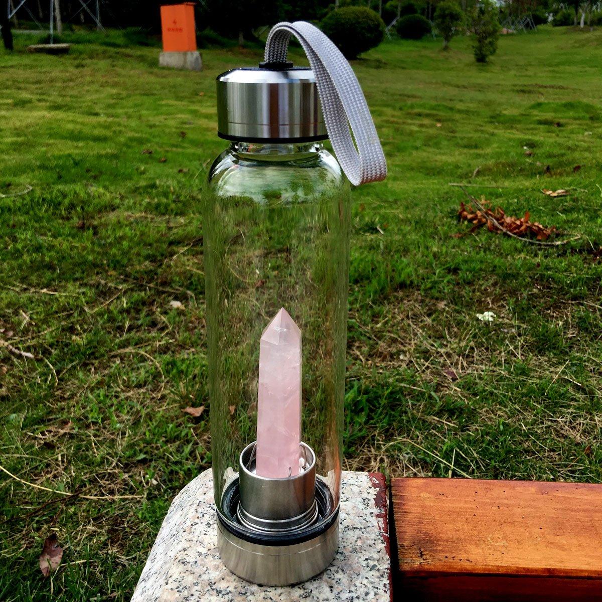 Healing Crystal Water Bottle - Vibeknects