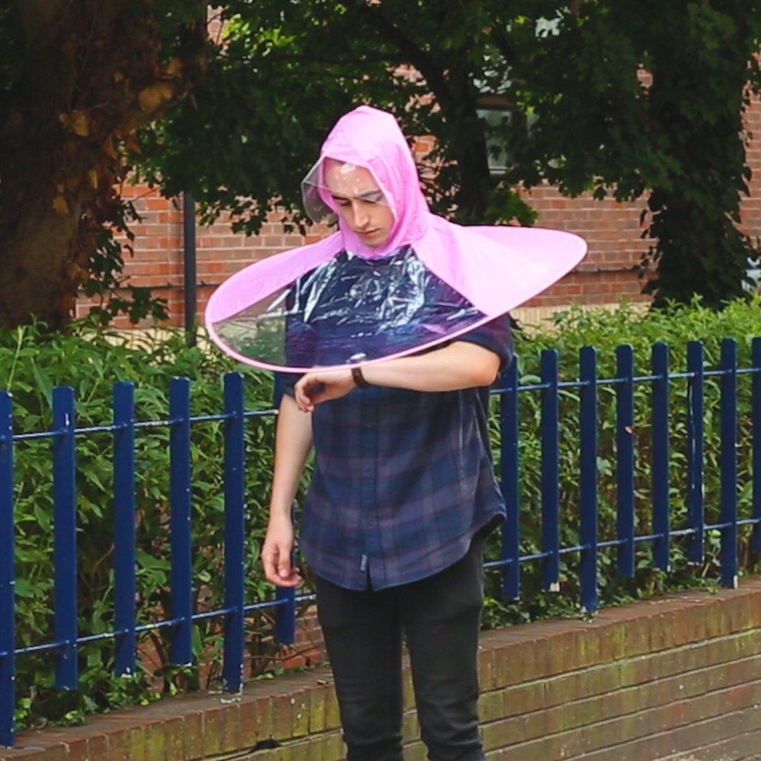 Hands Free Umbrella Hat - Vibeknects