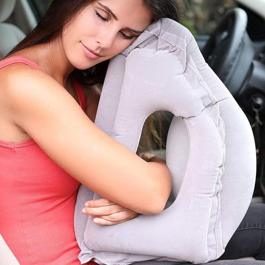 Inflatable Travel Pillow - Vibeknects