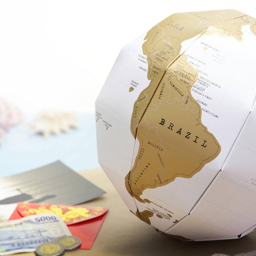 3D Globe Scratch Map - Vibeknects