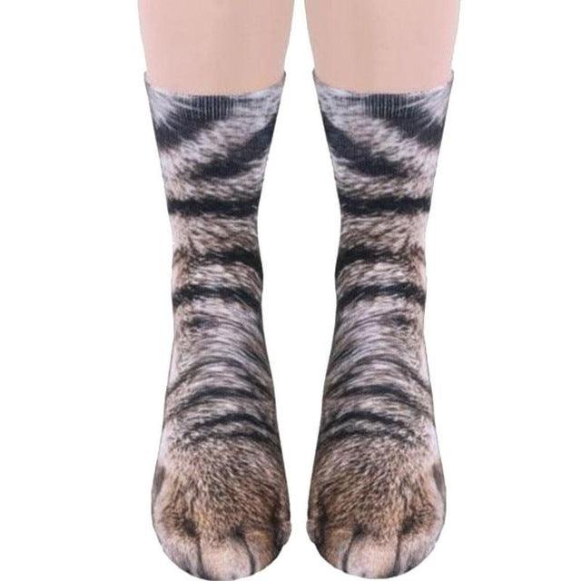 Animal Paw Crew Socks - Vibeknects