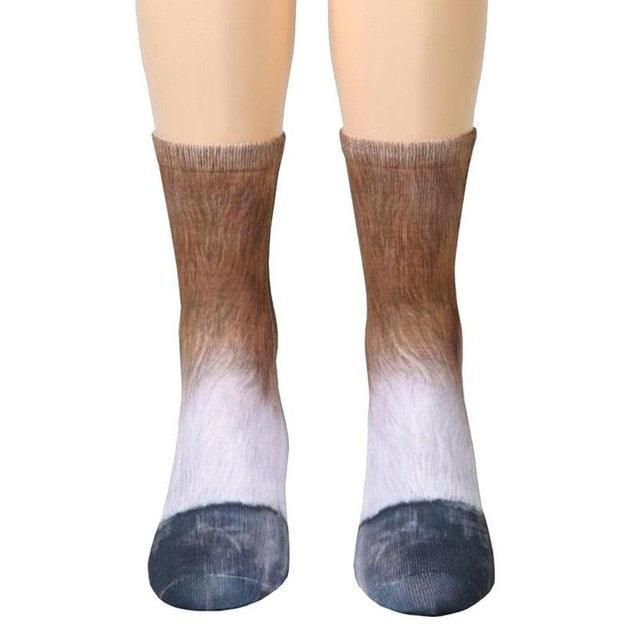 Animal Paw Crew Socks - Vibeknects