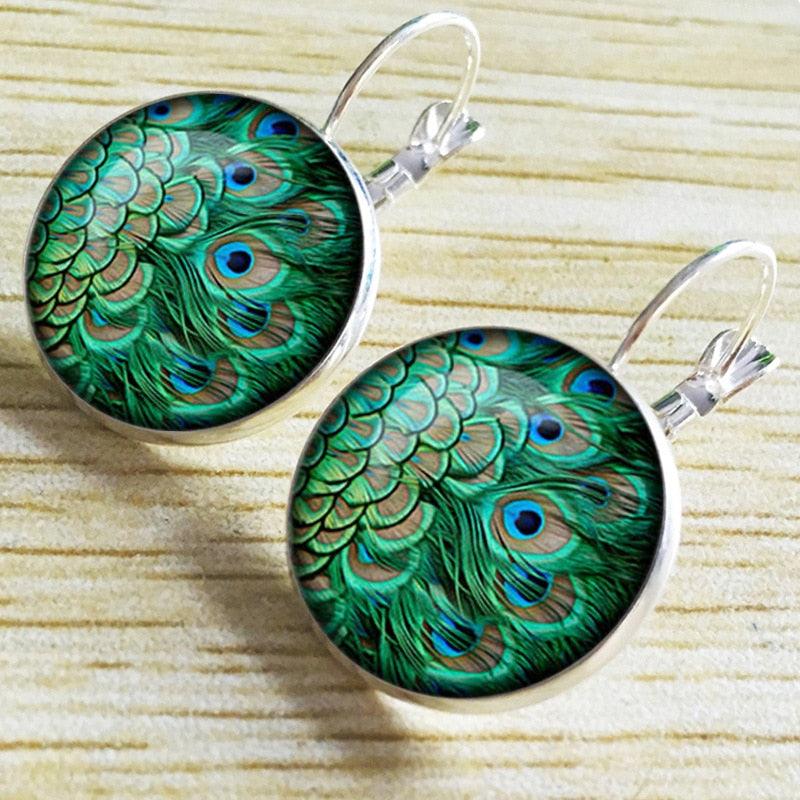 Retro Cabochon Earrings - Vibeknects