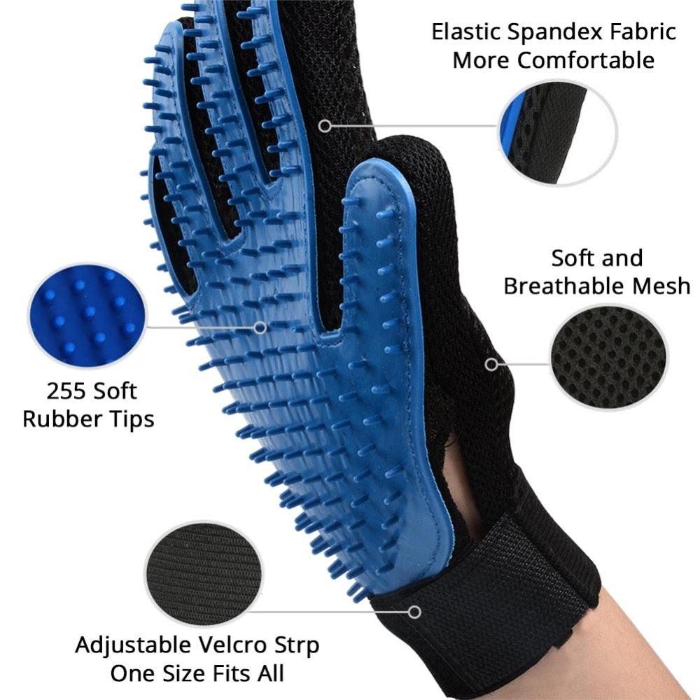 Pet Grooming Gloves - Vibeknects