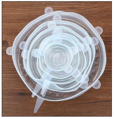 Stretchable Food Lids (6 in 1) - Vibeknects