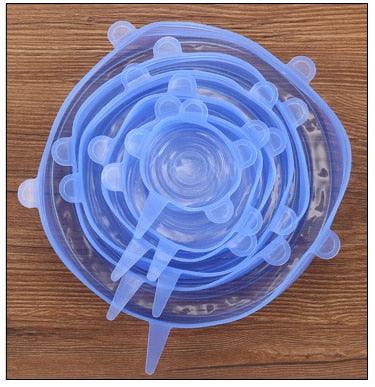 Stretchable Food Lids (6 in 1) - Vibeknects