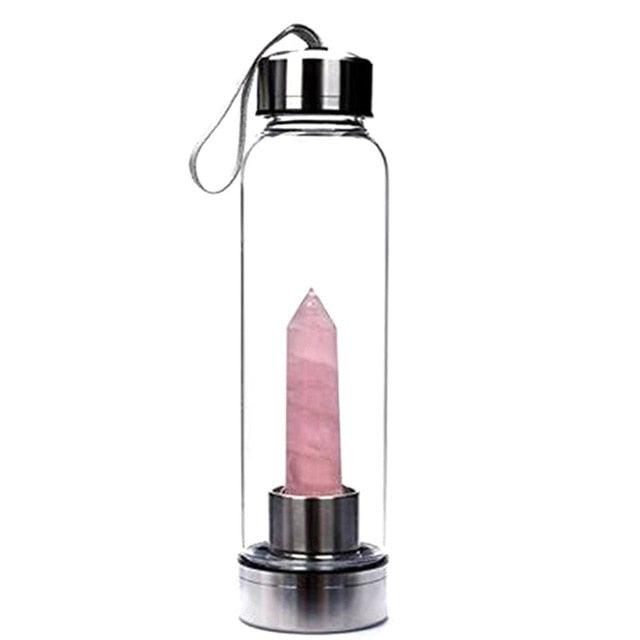 Healing Crystal Water Bottle - Vibeknects