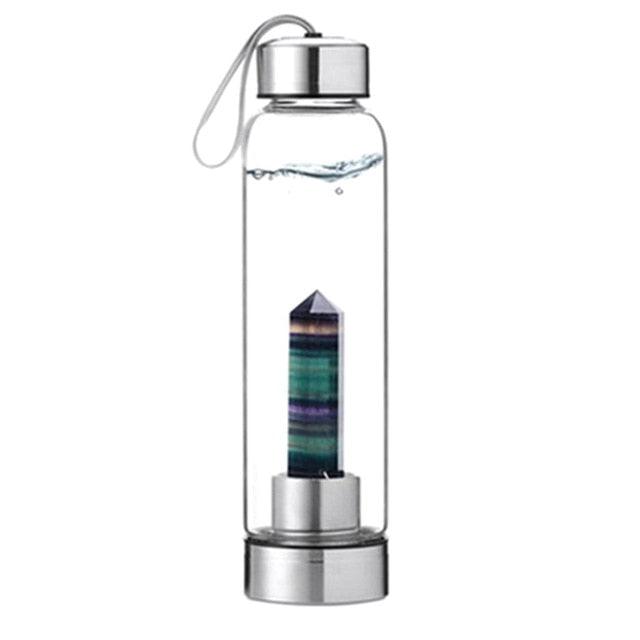 Healing Crystal Water Bottle - Vibeknects