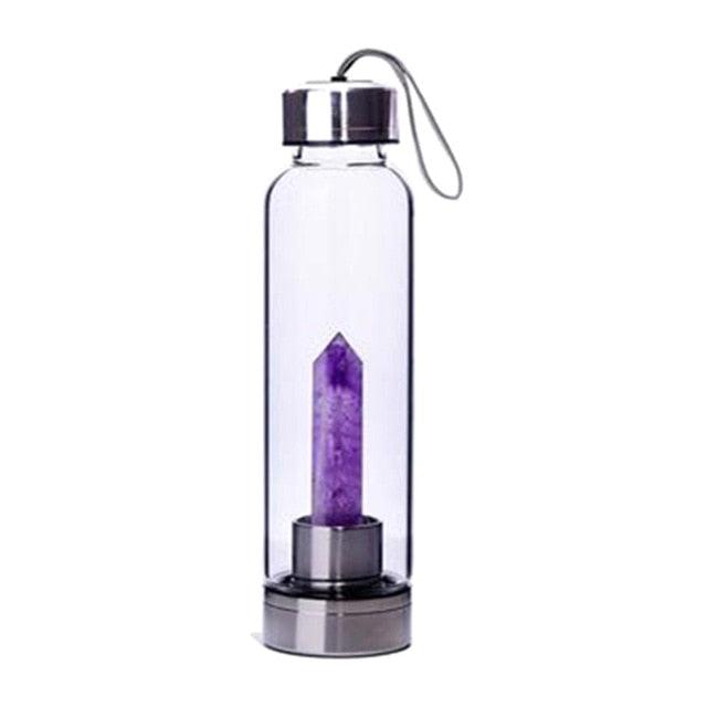 Healing Crystal Water Bottle - Vibeknects